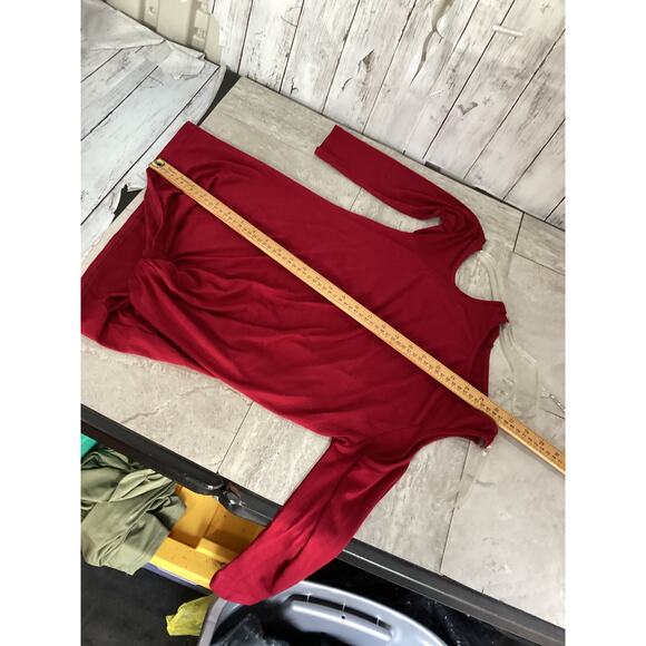 Old Navy Burgundy Relaxed Tank Tops 35% cotton 65% polyester S - Picture 5 of 5